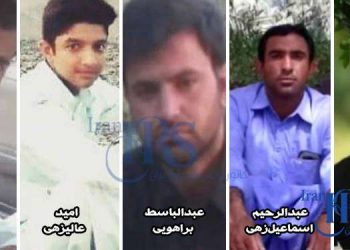اعدام هفت جوان بلوچ از جمله یک کودک مجرم در زاهدان، ایرانشهر و زابل