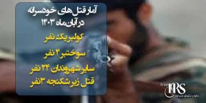 سرکوب گسترده در ایران - اعدام‌های رو به افزایش، بازداشت‌ها و قتل‌های خودسرانه در آبان ۱۴۰۳