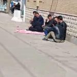 ادامه تحصن خانواده حمید حسین نژاد حیدرانلو مقابل زندان ارومیه در اعتراض به حکم اعدام