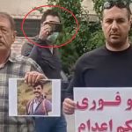 شناسایی مأمور وزارت اطلاعات در حال فیلمبرداری از خانواده زندانیان سیاسی