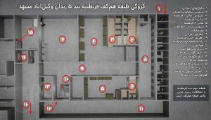 قرنطینه زندان وکیل آباد ؛ نماد فراموشی و سرکوب در زندان‌های دهه ۶۰ + کروکی