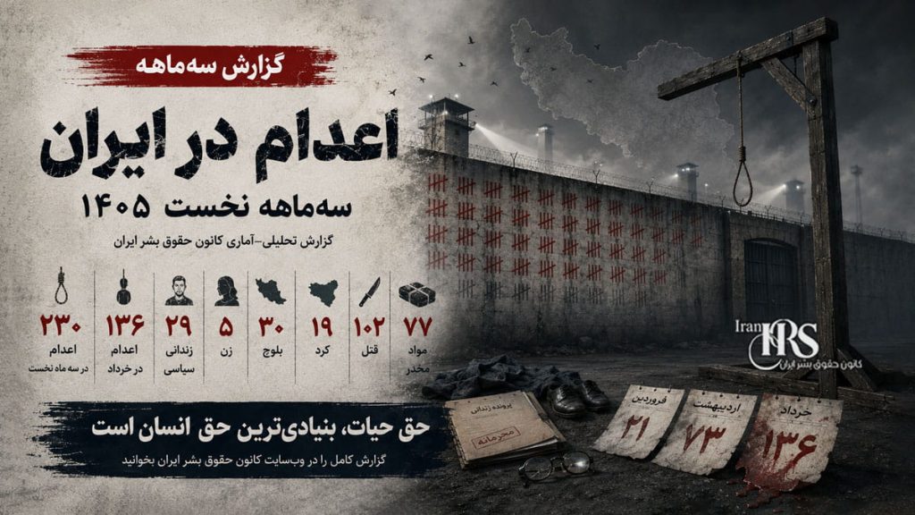 اعدام در ایران؛ افزایش بیش از شش برابری اجرای احکام در خرداد ۱۴۰۵