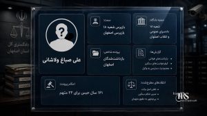 علی صباغ ولاشانی؛ بررسی کارنامه بازپرس پروندههای امنیتی و احکام سنگین علیه معترضان در اصفهان