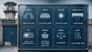 زندان شیبان اهواز؛ تشدید گرما، افزایش جمعیت و فشار معیشتی 