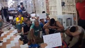 سومین روز اعتصاب غذا و تحصن ۱۵۰۰ زندانی محکوم به اعدام در قزلحصار