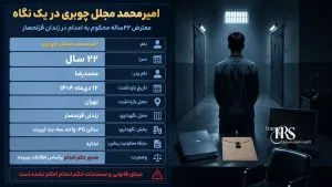 صدور حکم اعدام برای امیرمحمد مجلل چوبری، معترض ۲۲ساله محبوس در قزلحصار