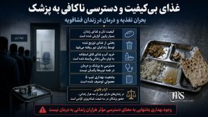 بحران در زندان فشافویه؛ تراکم شدید، گرمای طاقت‌فرسا و محرومیت از آب آشامیدنی سالم