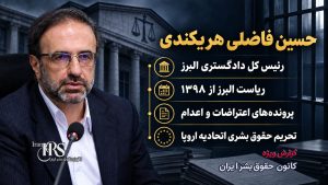 حسین فاضلی هریکندی؛ از سرکوب اعتراضات تا دفاع از اعدام معترضان