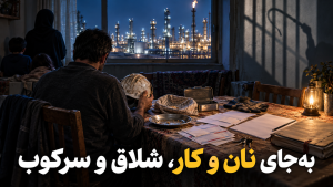 نگاهی به حکم شلاق زدن کارگران پتروپارس هویزه؛ سران حاکمیت به‌جای نان، شلاق می‌زنند
